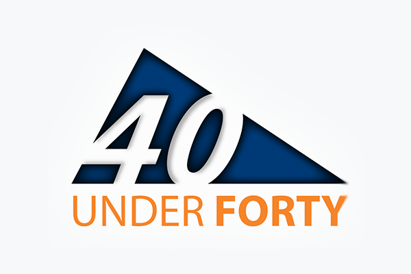 40 under forty logo